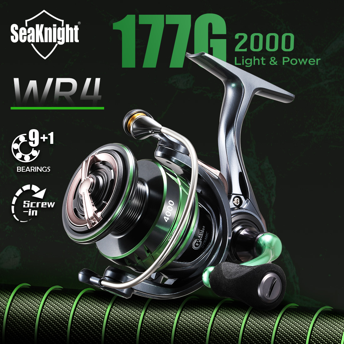 Kastking Reel Zephyr - Рыболовные катушки SeaKnight Brand WR4 Series