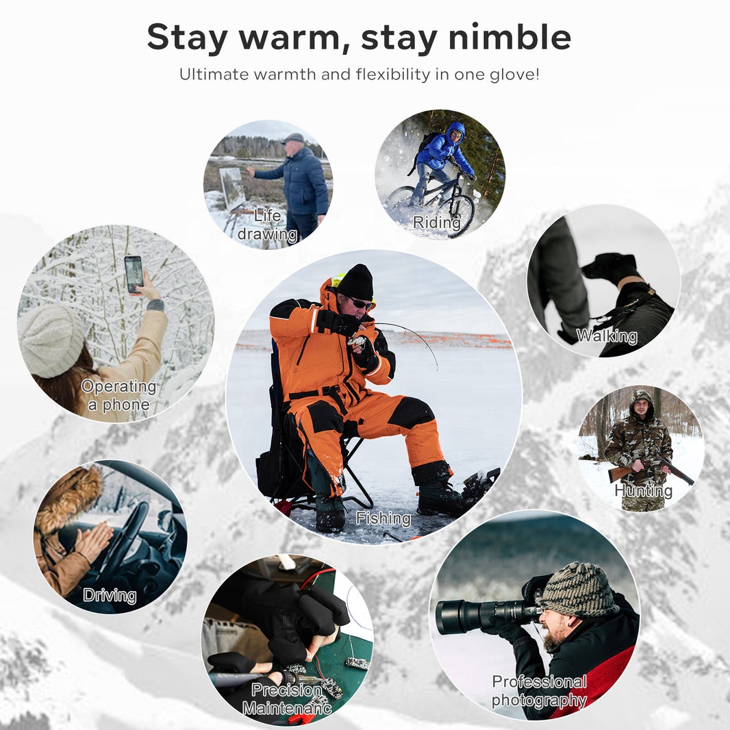 Универсальные водонепроницаемы – обзор и цена Fishing Gloves