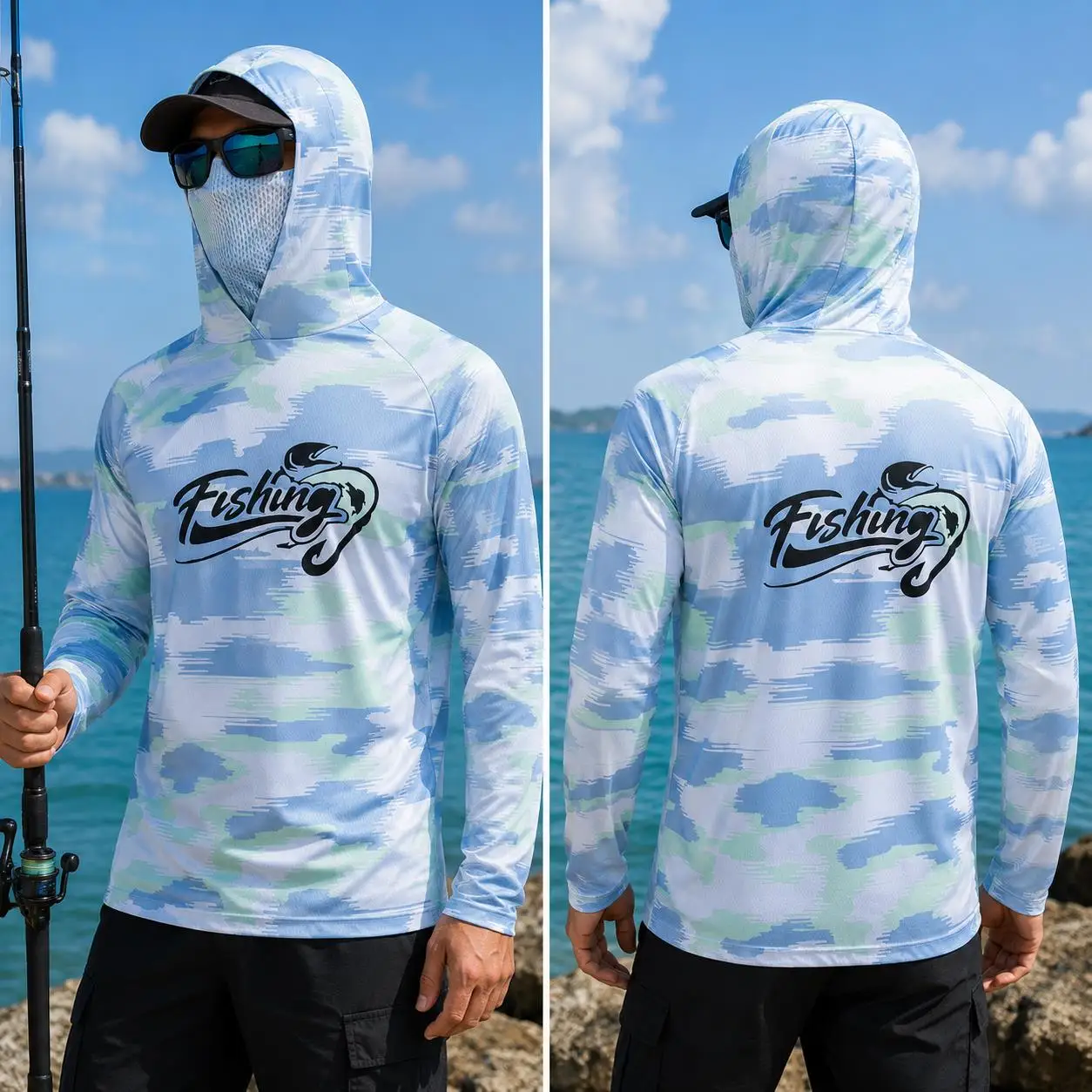 Мужская рыболовная рубашка с к – обзор и цена Fishing Shirt Uv Protection
